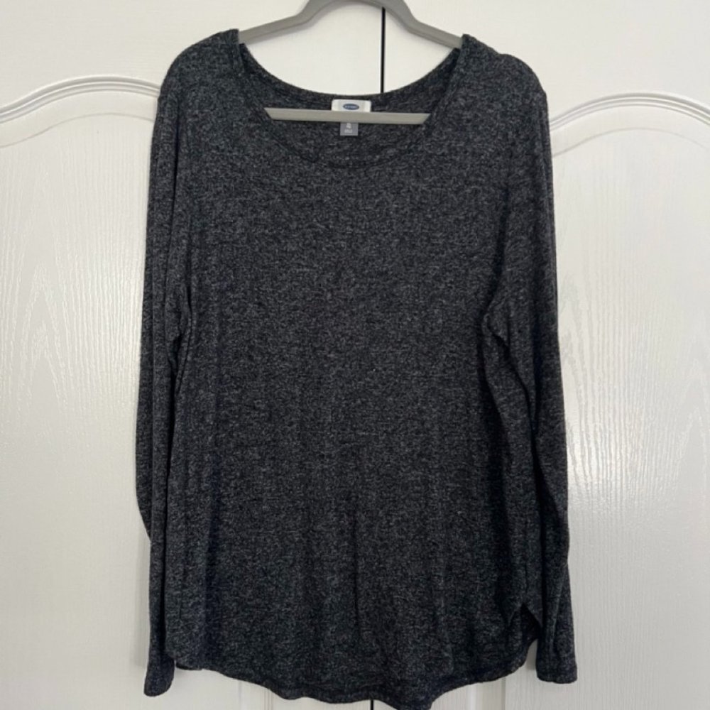 Cozy Heather Grey/Black Longsleeve